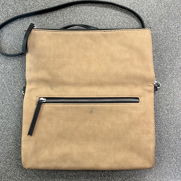 Stella and Dot cross body/ clutch bag in black/tan - Picture 2 of 9